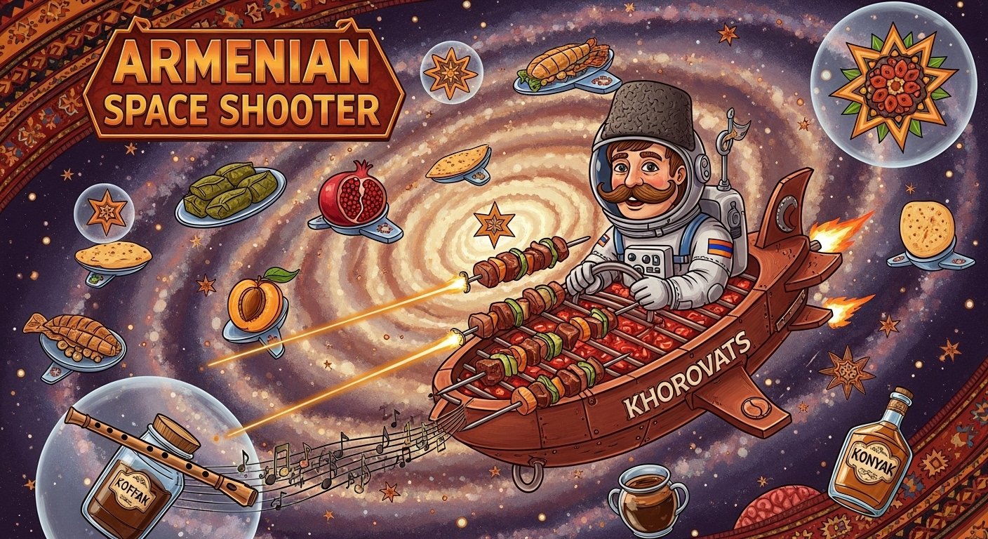 Հայկական Տառերով Տիզերանավ Խաղ